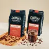 A picture of two bags of single-origin wholesale coffee beans