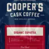 bag of cooper's cask coffee sumatra organic coffee to use for chili when cooking with coffee
