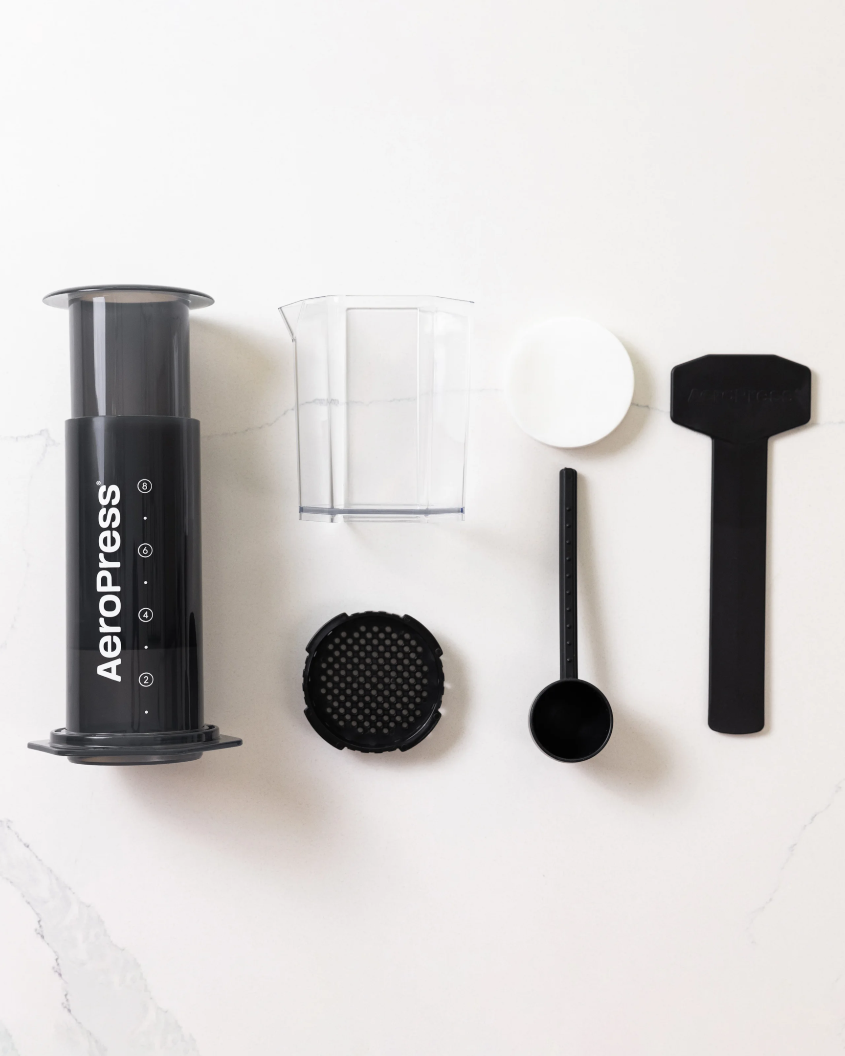 Cleaning and maintenance of AeroPress coffee maker.