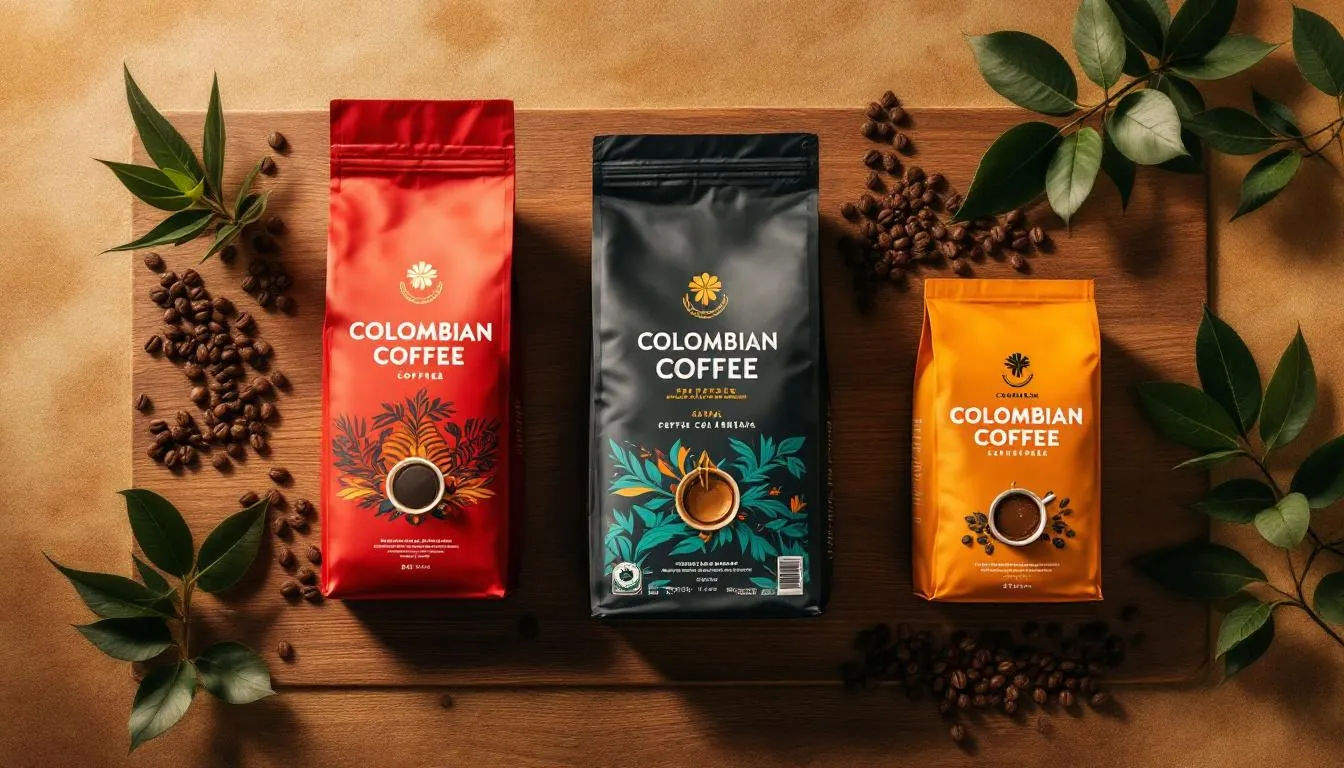 A selection of popular Colombian coffee brands to try.