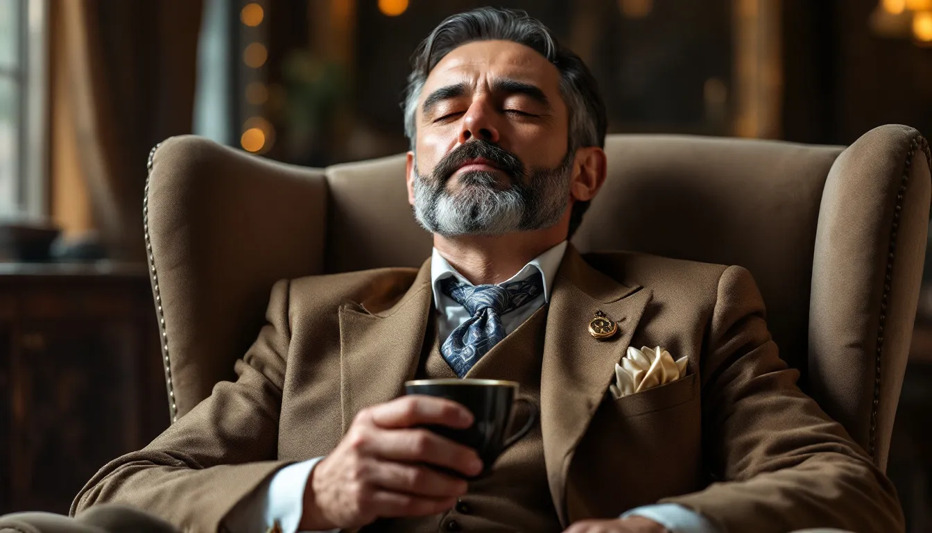 A professional coffee taster evaluating the body of brewed coffee.